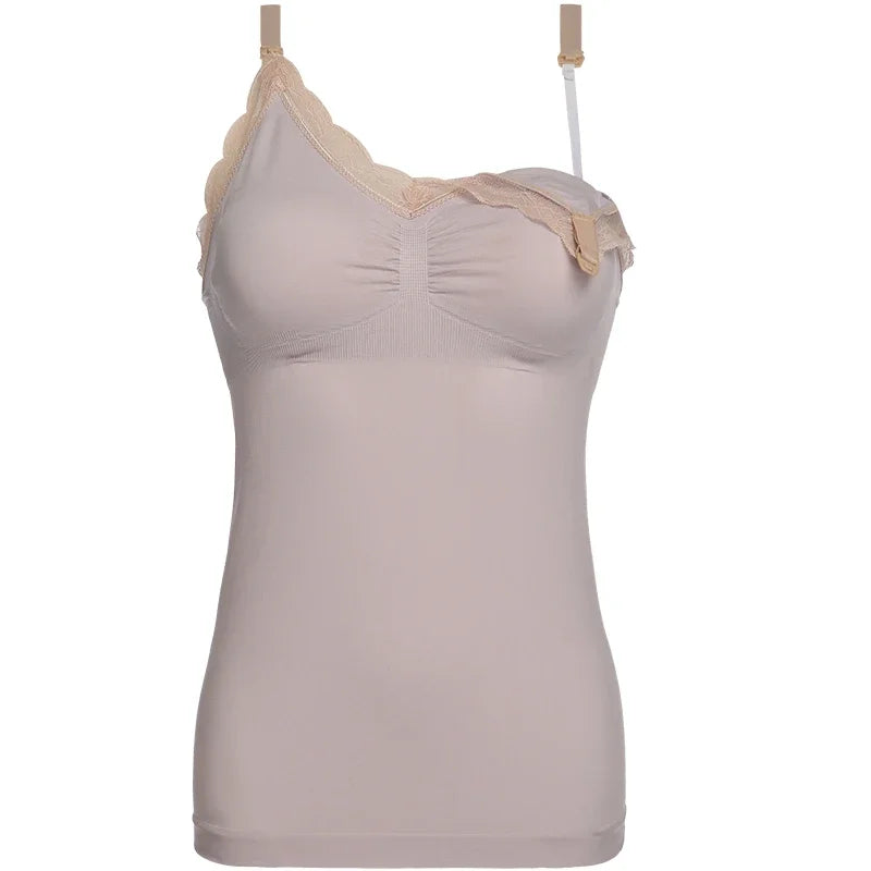 Breast-feeding vest jacket for pregnant women breast-feeding clothes postpartum general out bottoming shirt nursing bra