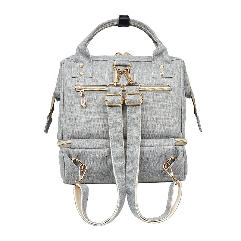 Fashion Mummy Maternity Diaper Bag Brand Large Capacity Baby Bag For Mom Thermal Insulation Travel Backpack For Baby Care