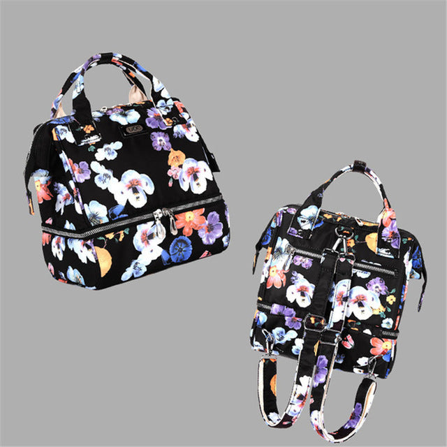 Fashion Mummy Maternity Diaper Bag Brand Large Capacity Baby Bag For Mom Thermal Insulation Travel Backpack For Baby Care