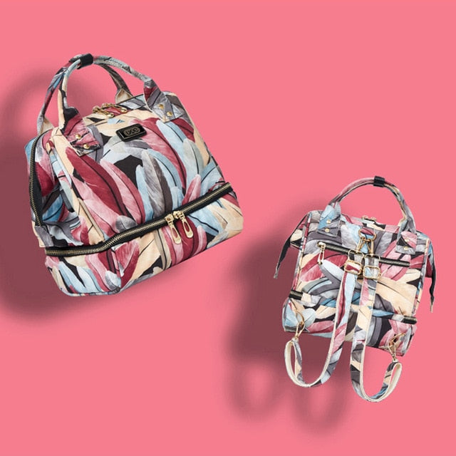 Fashion Mummy Maternity Diaper Bag Brand Large Capacity Baby Bag For Mom Thermal Insulation Travel Backpack For Baby Care