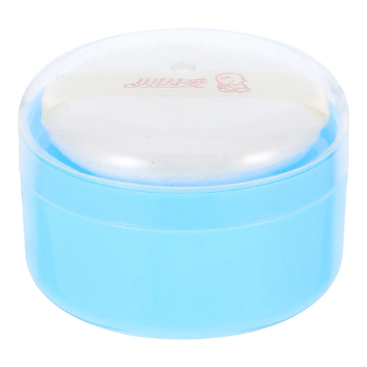 Body Powder Box Baby Puff Container Grooming Kit Case Talcum Skin Care Products