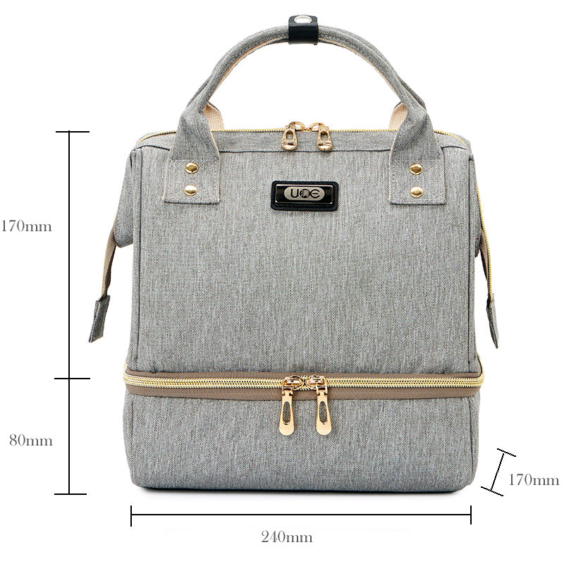 Fashion Mummy Maternity Diaper Bag Brand Large Capacity Baby Bag For Mom Thermal Insulation Travel Backpack For Baby Care
