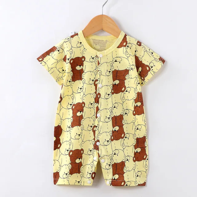 New Baby Newborn Romper Short-Sleeved Thin Romper baby wrapping clothes Jumpsuit baby girl romper