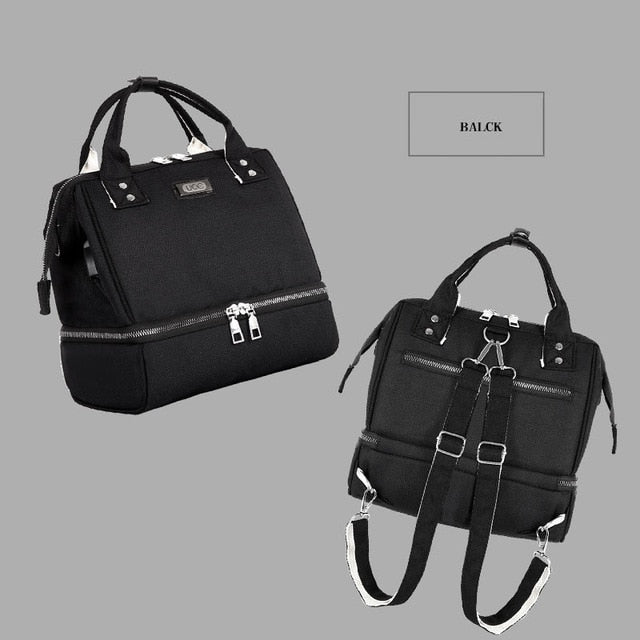Fashion Mummy Maternity Diaper Bag Brand Large Capacity Baby Bag For Mom Thermal Insulation Travel Backpack For Baby Care