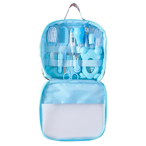 13Pcs Baby Care Set Baby Hygiene Kit Grooming Brush Scissors Clipper