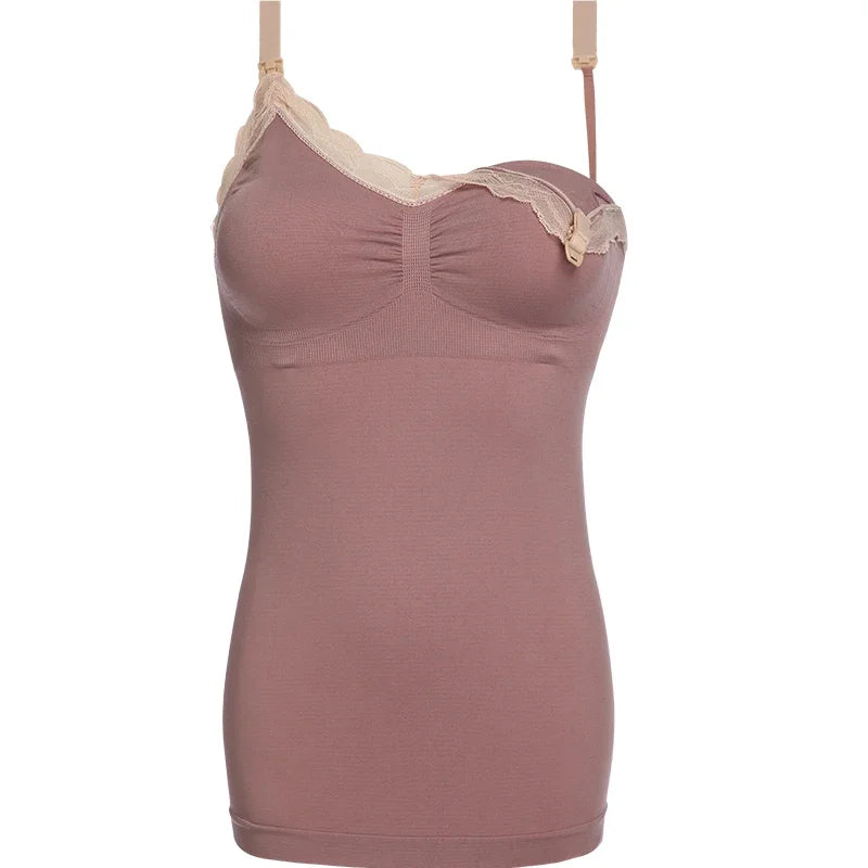 Breast-feeding vest jacket for pregnant women breast-feeding clothes postpartum general out bottoming shirt nursing bra