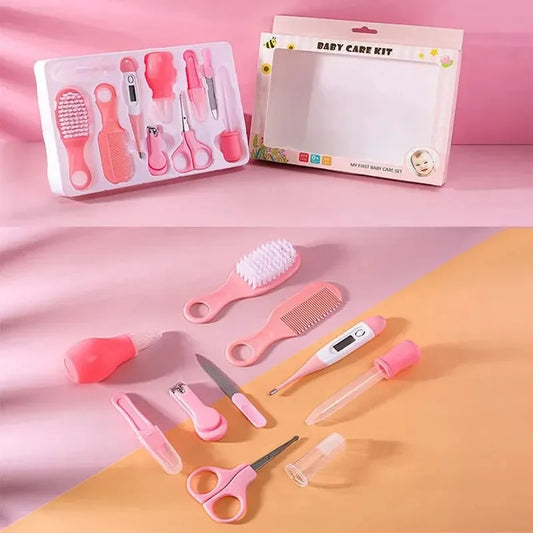 10PCS/Set Baby Health Care Kit Kids Nail Hair Health Care Thermometer